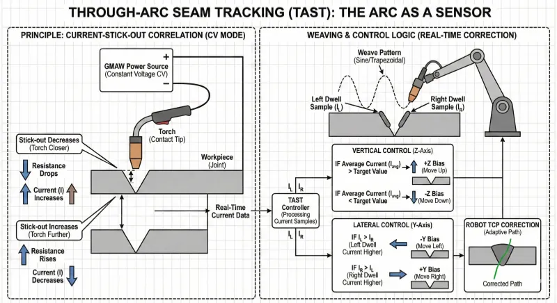 THROUGH-ARC SEAM TRACKING (TAST)