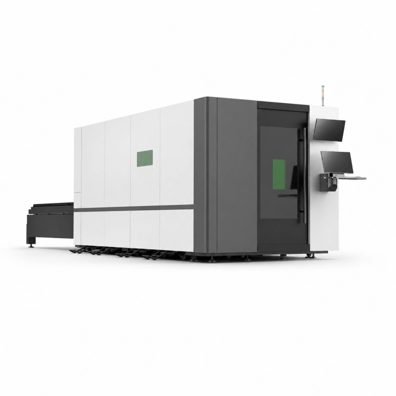 Fully Enclosed Fiber Laser Cutting Machine for Metal Sheets 2