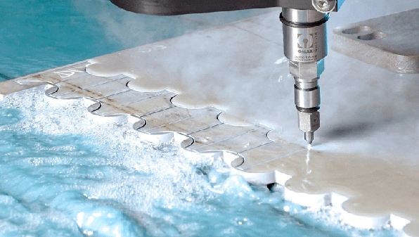 Laser Cutting Machine is Cutting Ceramics