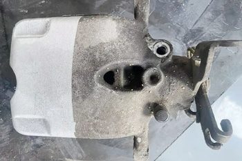 Laser cleaning of car parts