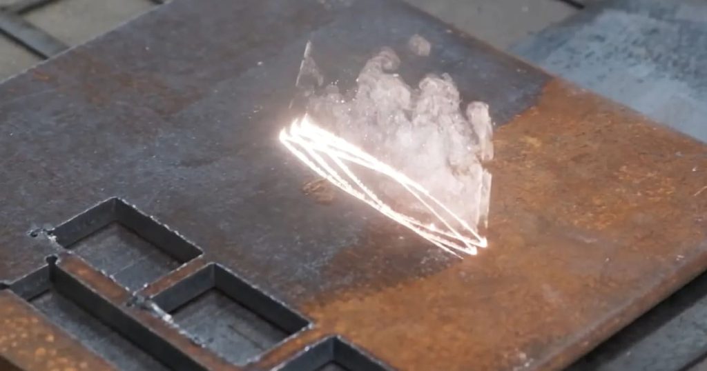 Laser cleaning of thick rust