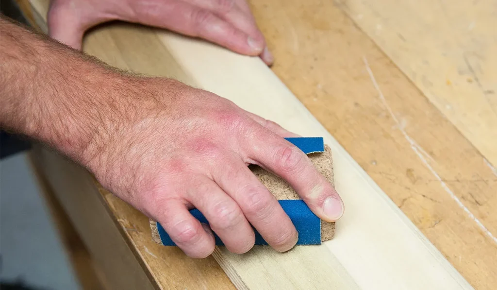 sanding-wood