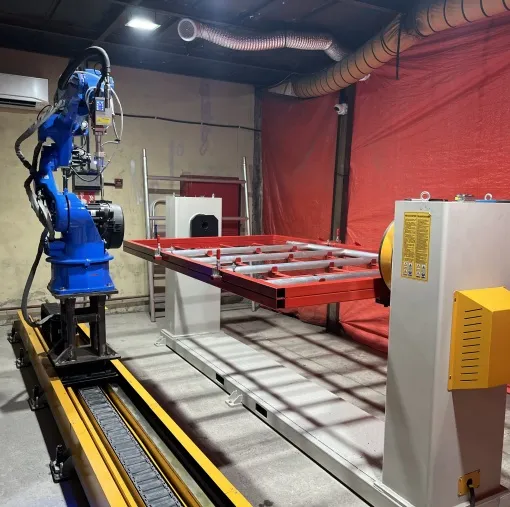 Laser Robot Automated Welding of Steel Structures