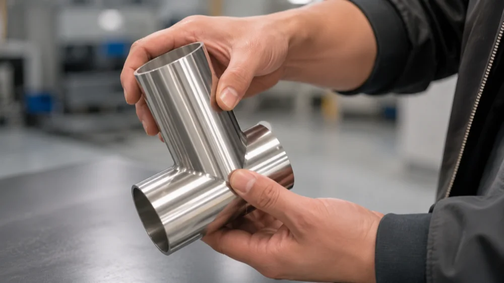 5D laser saddle cut on aluminum tube for tube-to-tube joint