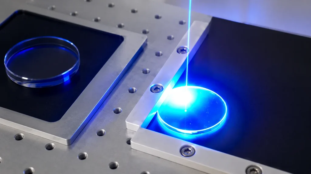 UV laser marking machine for optical lenses marking CR-39 and coated lenses