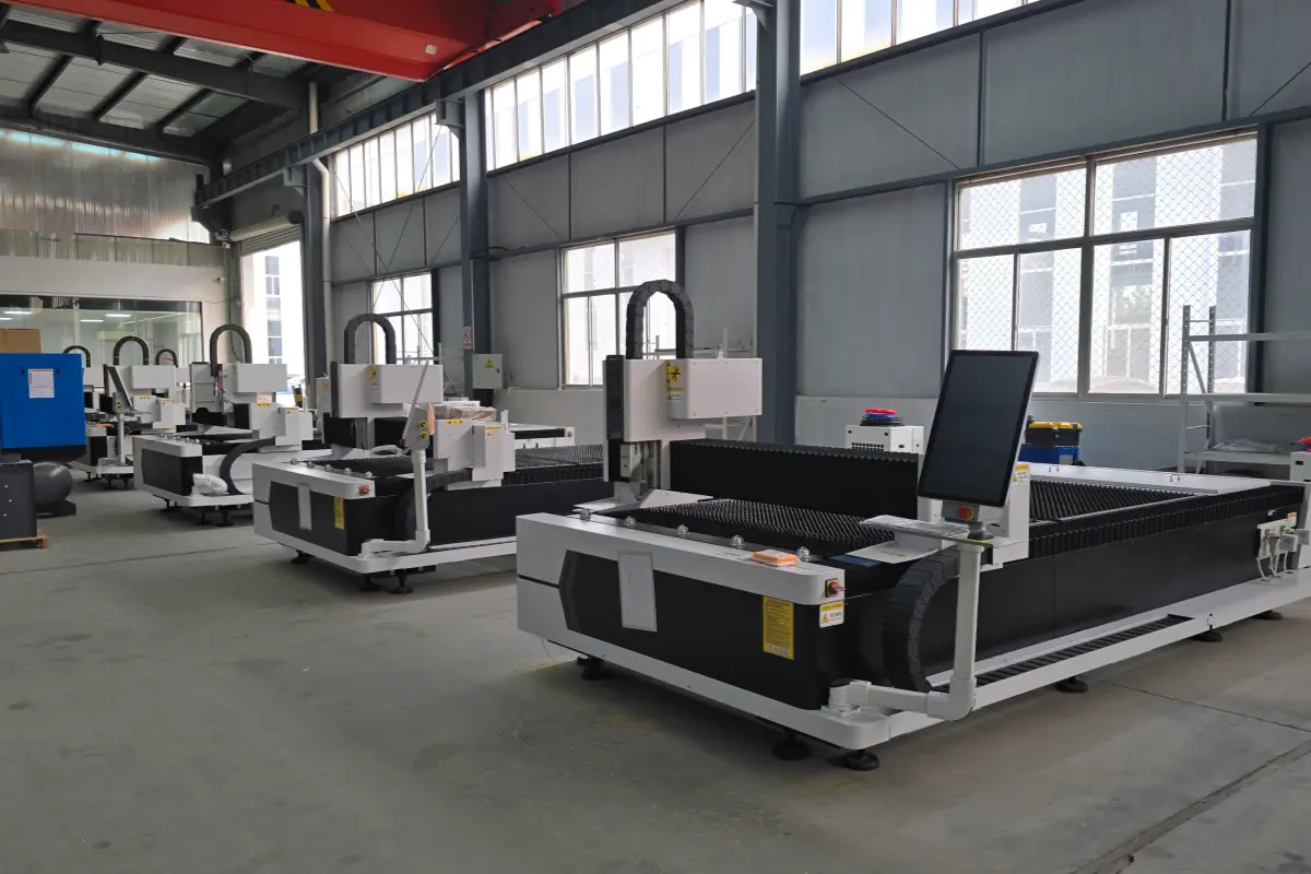 Riselaser factory with fiber laser cutting machines for OEM, ODM, and distributor partners